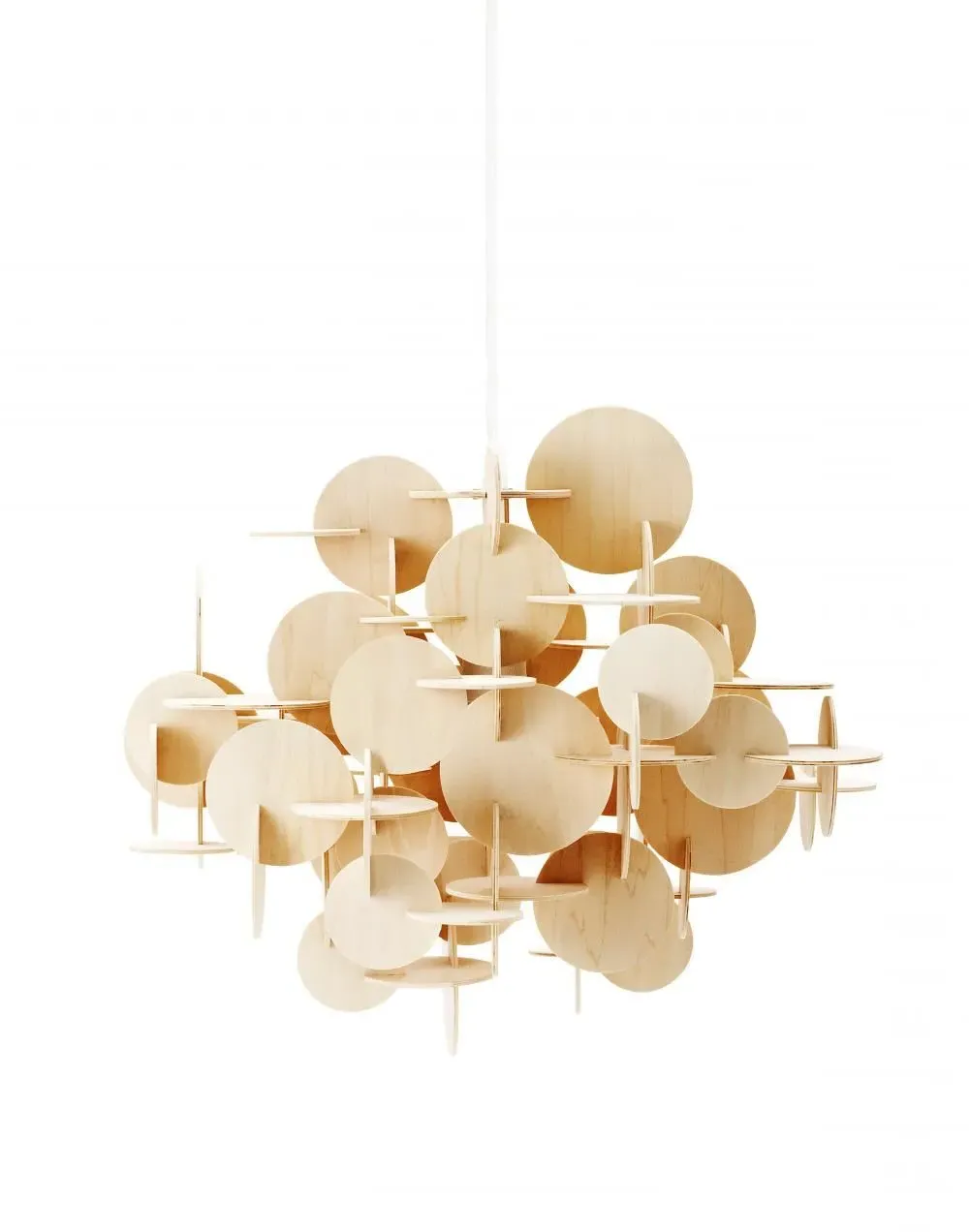 Large Bau Chandelier - Geometric Design
