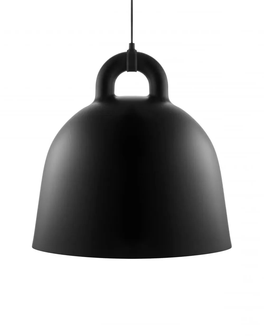 Large Bell Pendant Light - Black