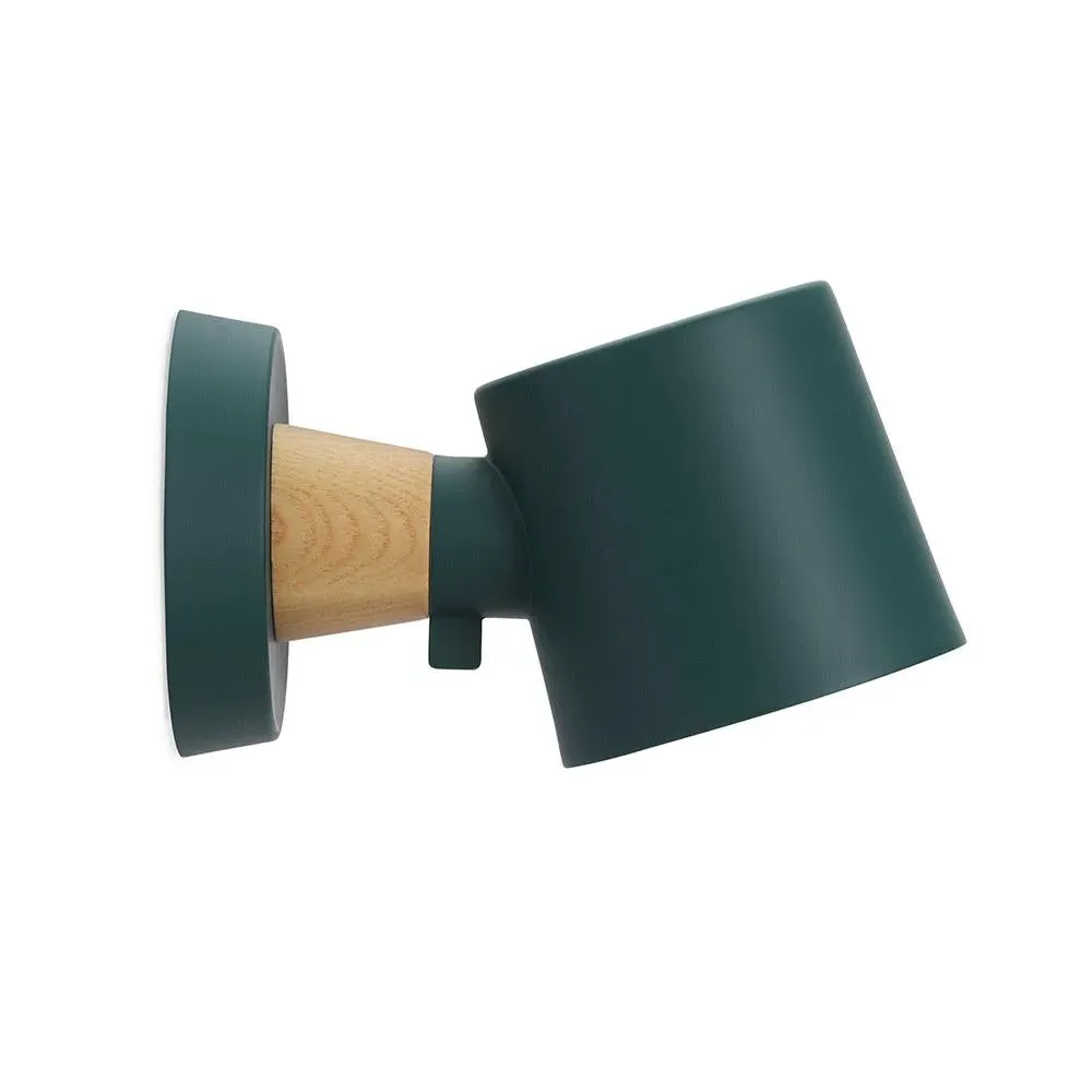 Rise Wall Lamp Hardwired - Petrol Green