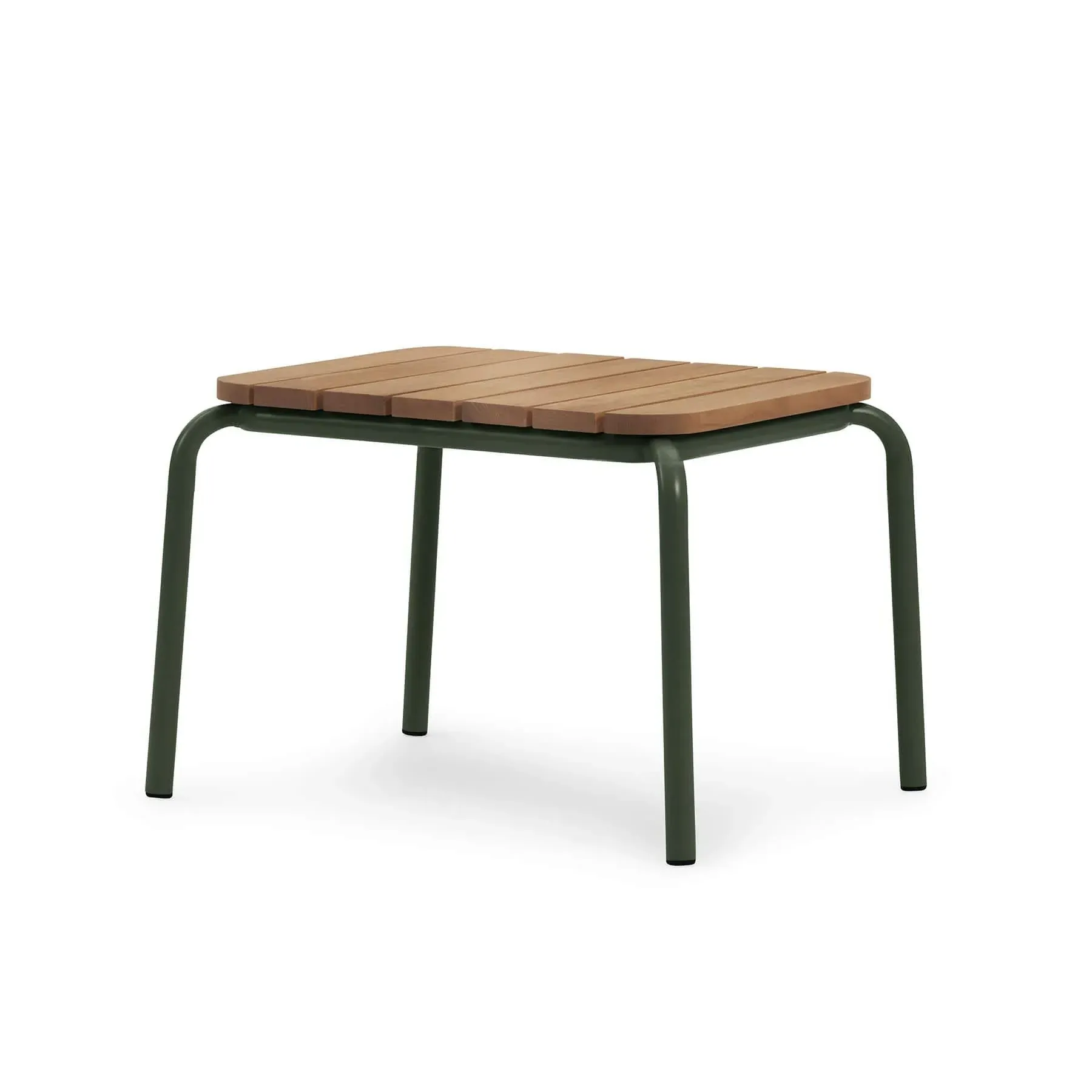 Robinia Garden Table - Black, Steel & Wood