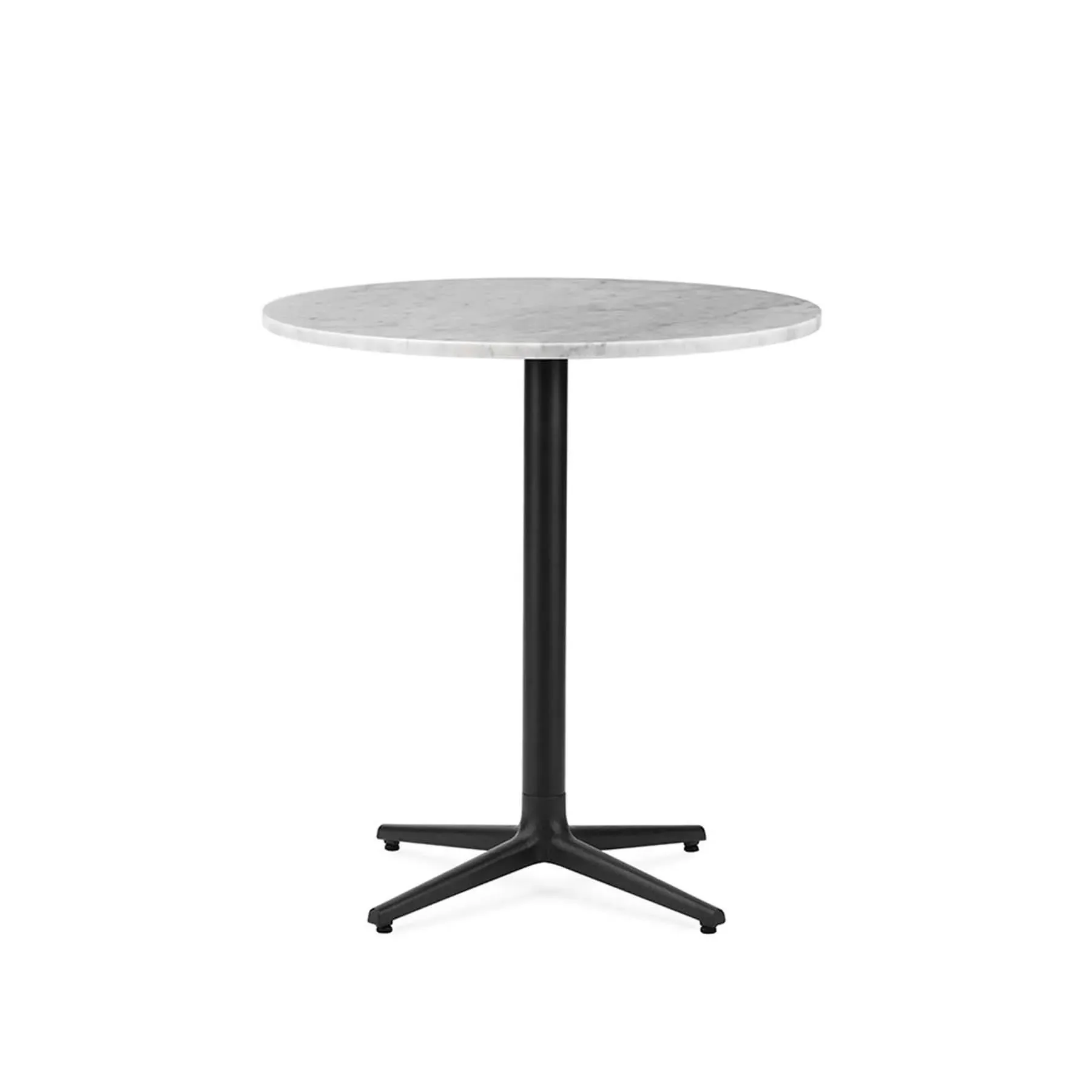 Round Bistro Table 4-Leg - Black, Cast Iron