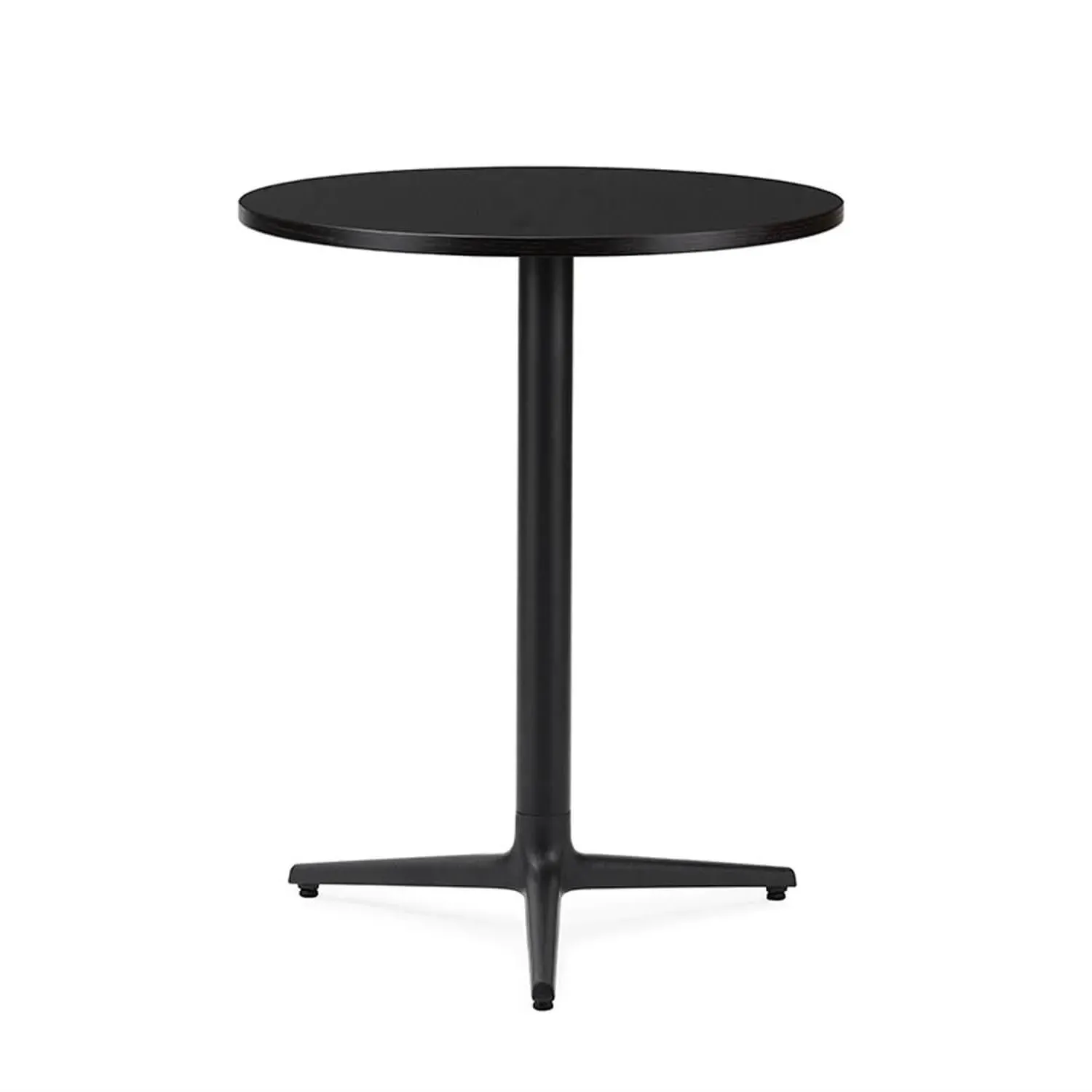Round Dining Table 3L - Black, Oak image