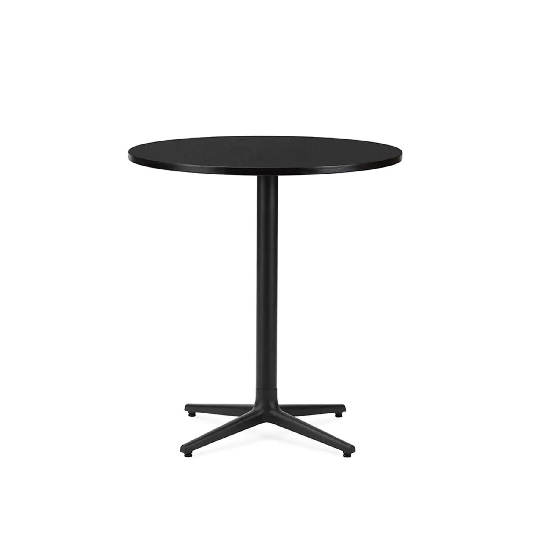 Round Dining Table 4-Leg - Black, Marble image