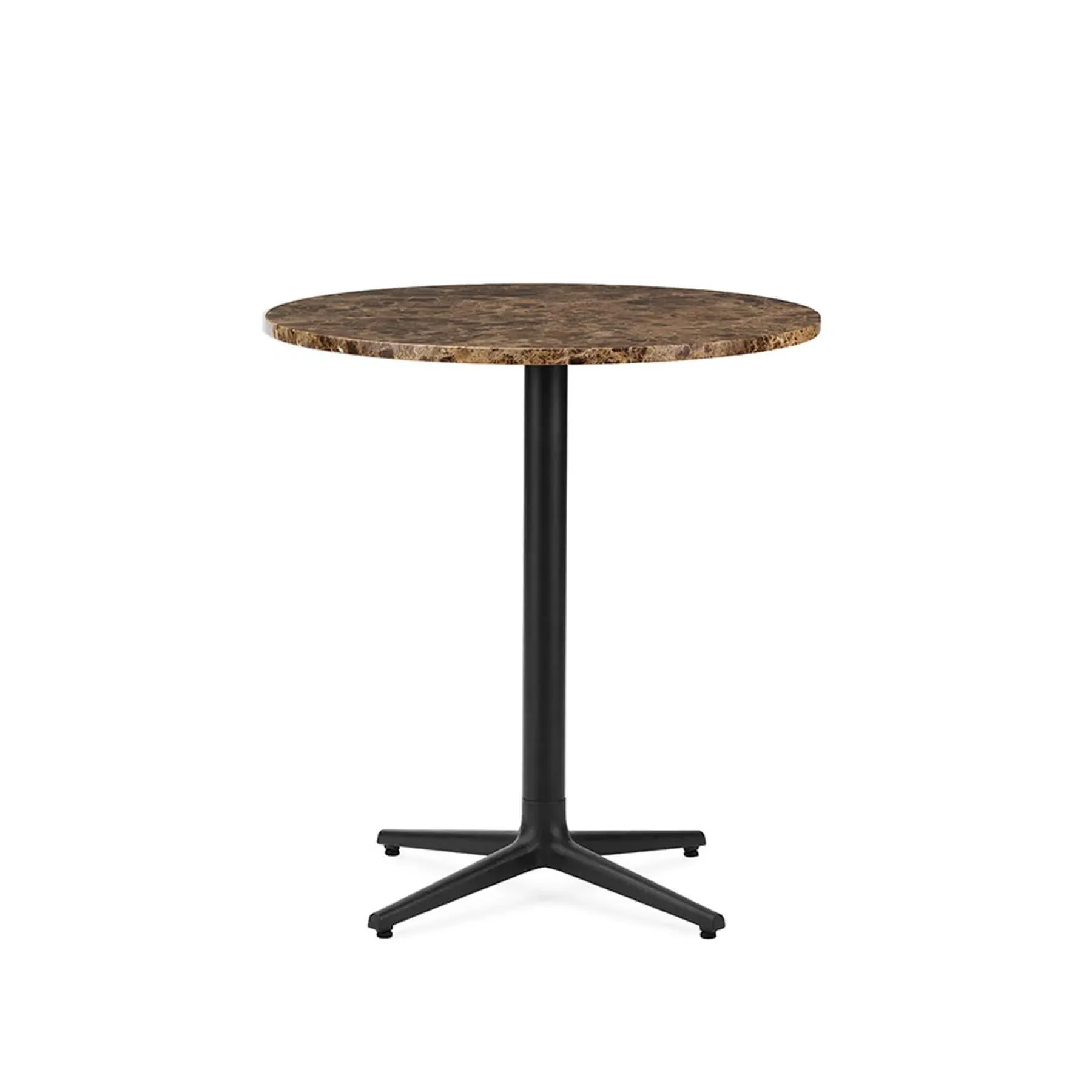 Round Dining Table 4L - Black, Oak