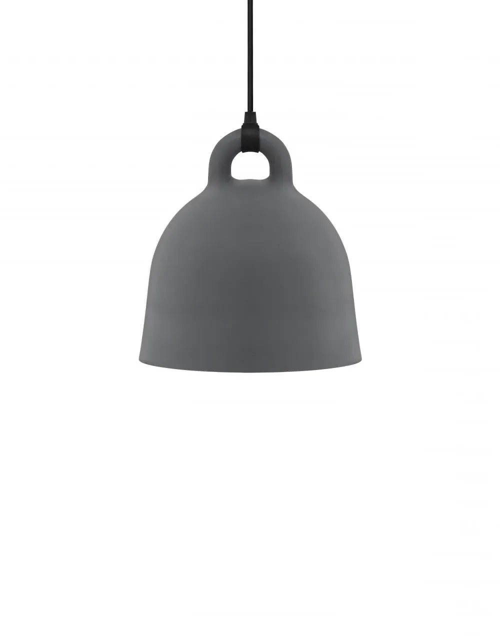 Small Bell Pendant Light - Grey