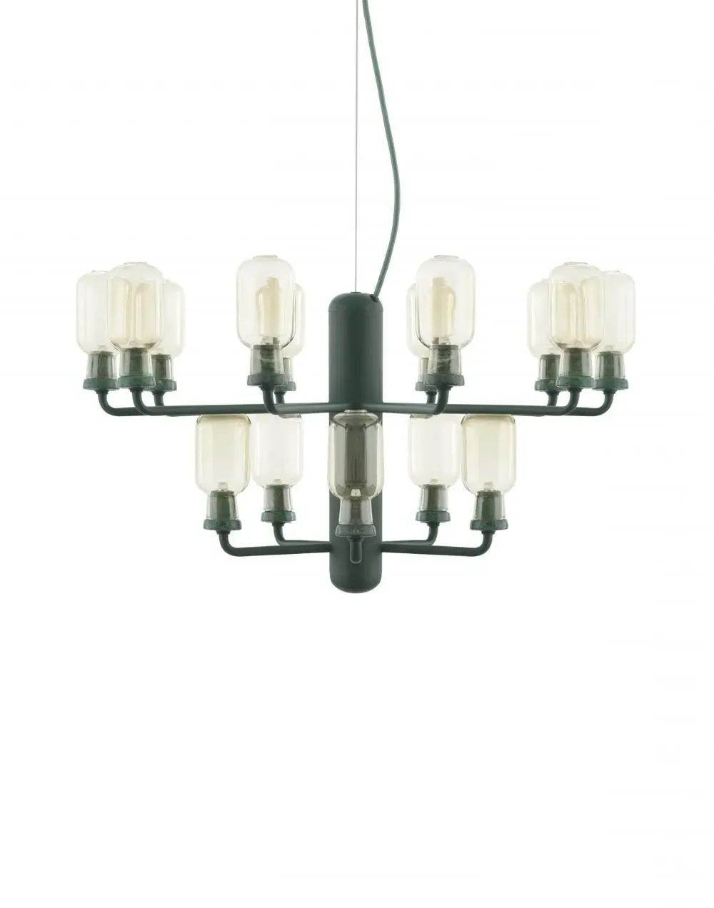 Small Pendant Chandelier - Gold, Glass image