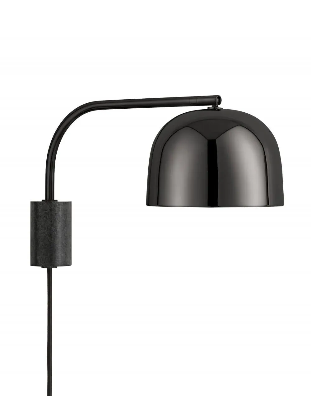 Small Wall Light with Adjustable Head - Black image