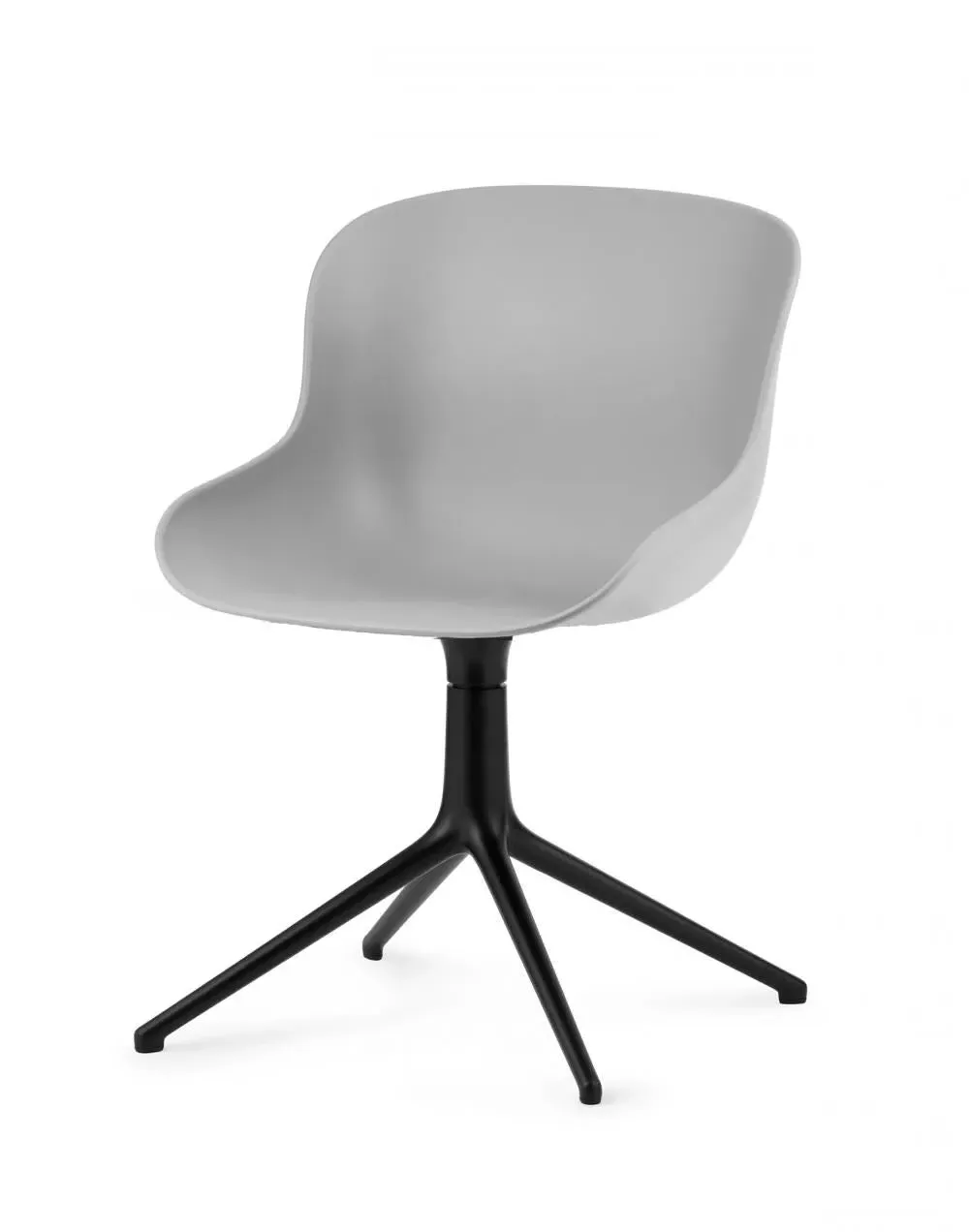 Swivel Office Chair with Arms - Olive, Aluminium