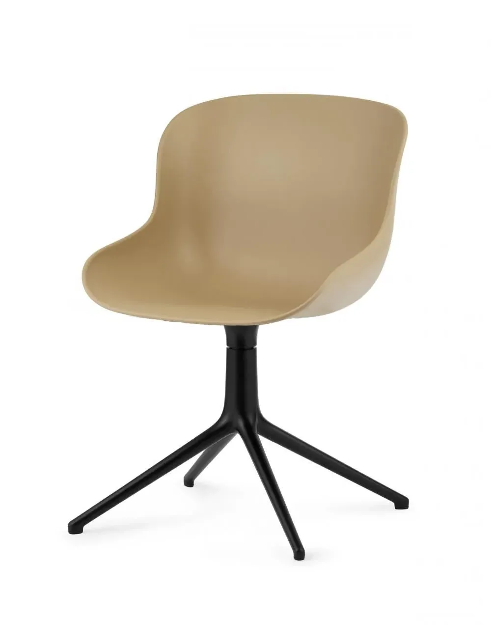 Swivel Office Chair with Arms - Sand, Aluminium