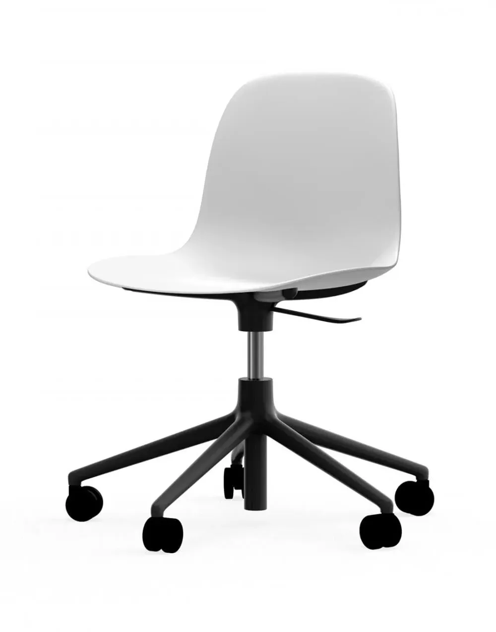 Swivel Office Chair with Gas Lift - Black