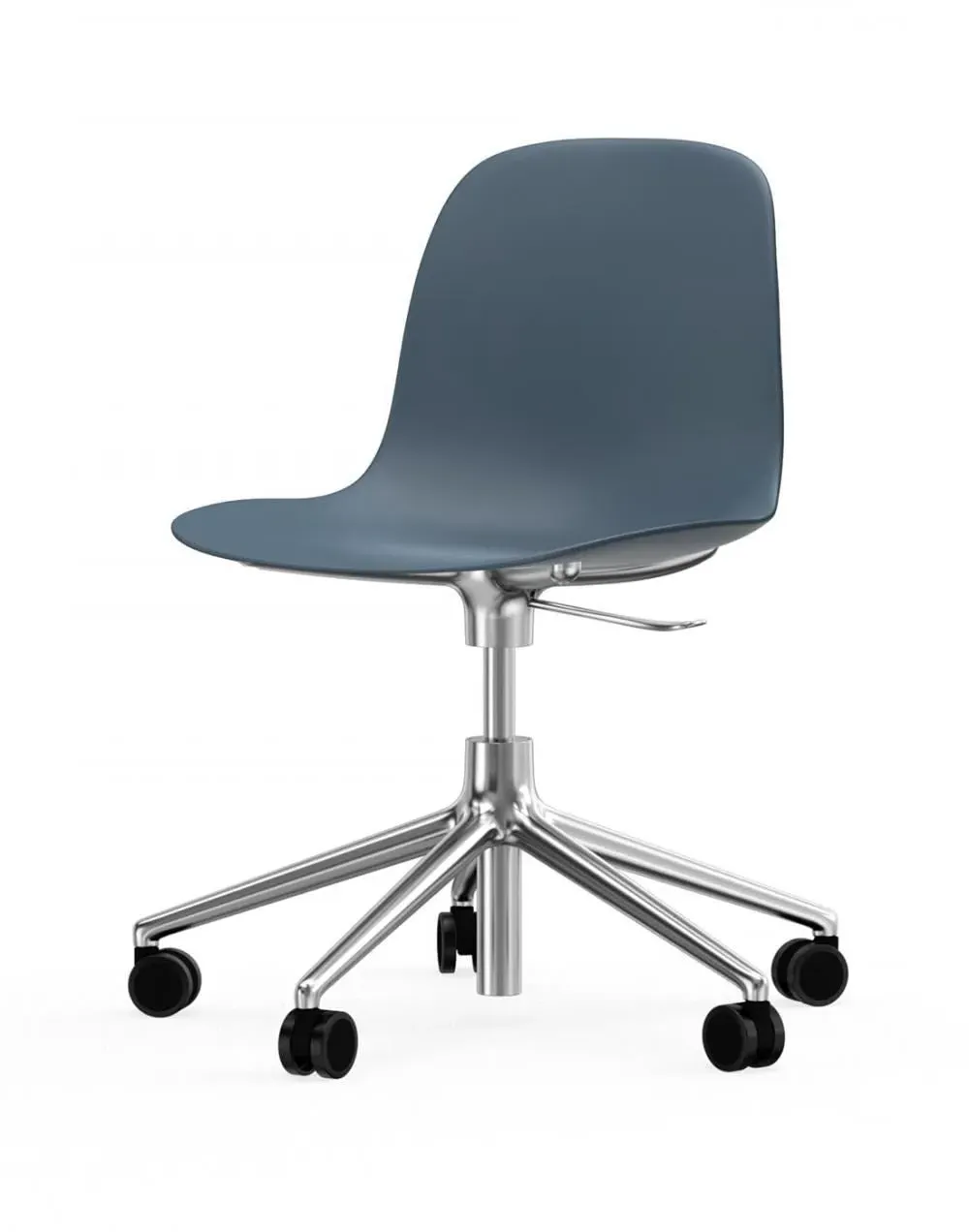 Swivel Office Chair with Gas Lift - Blue