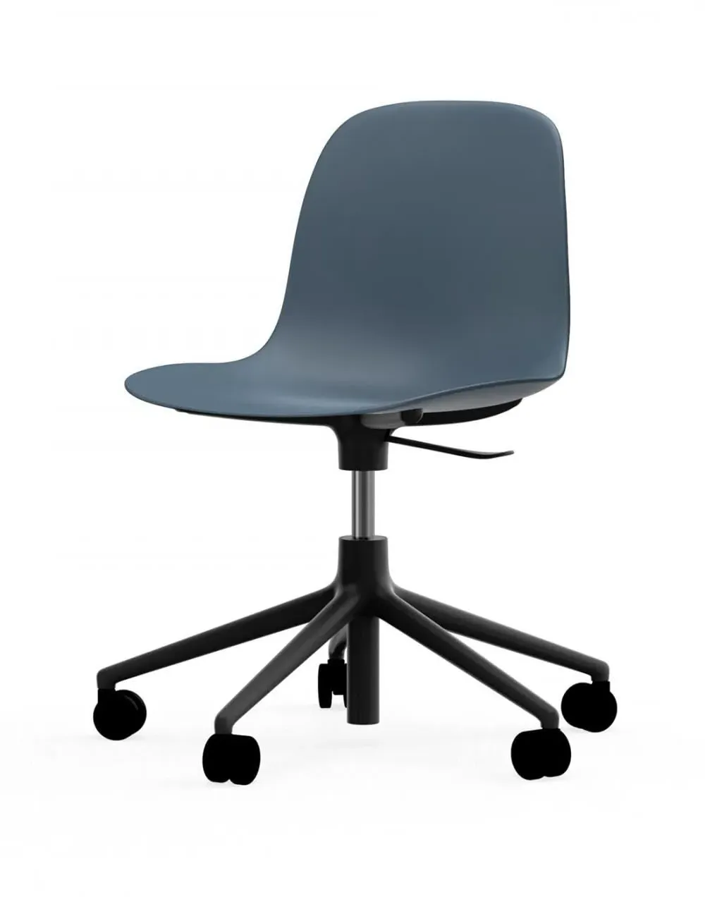 Swivel Office Chair with Gas Lift - White