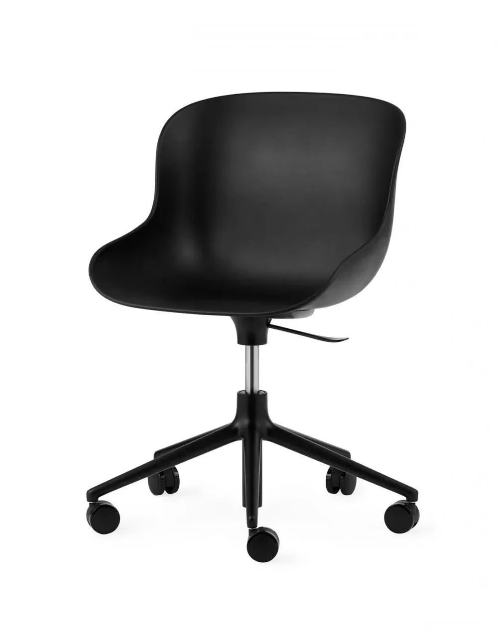 Swivel Office Chair with Gaslift - Olive, Aluminium
