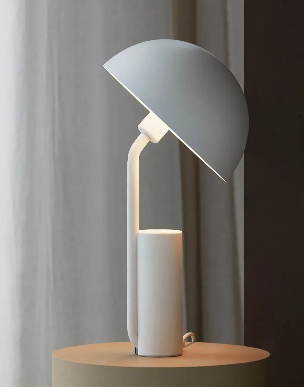 Table Lamp with Adjustable Shade - Blush