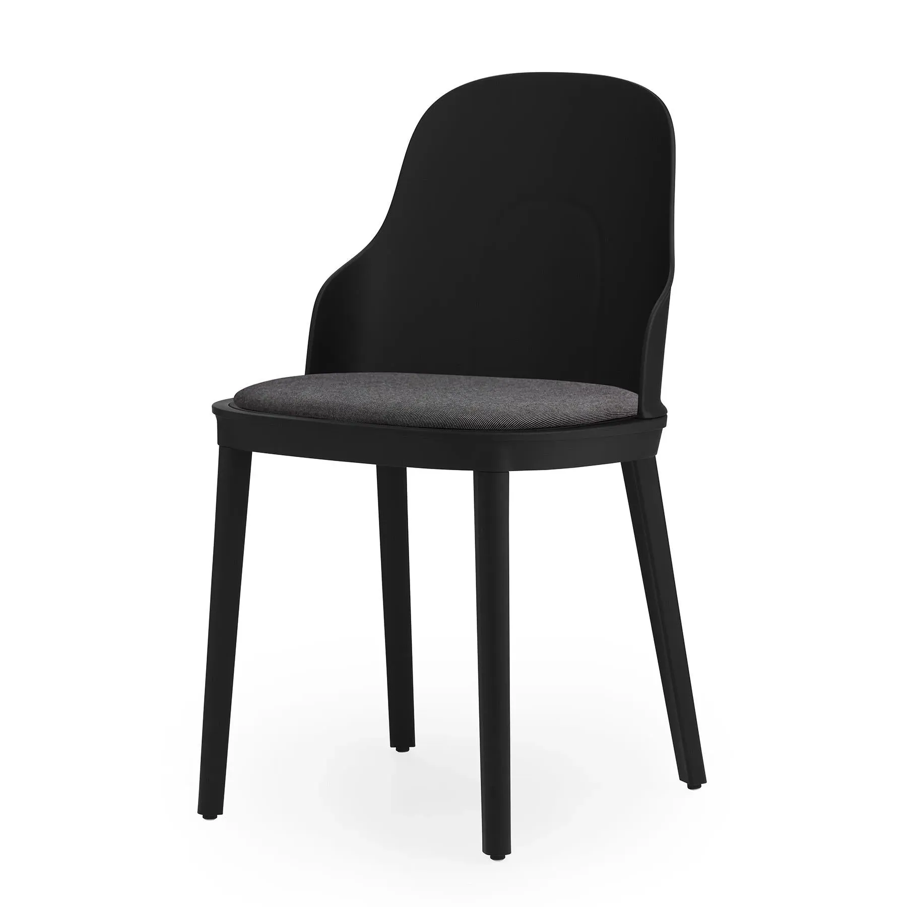 Upholstered Dining Chair - Black, Canvas image