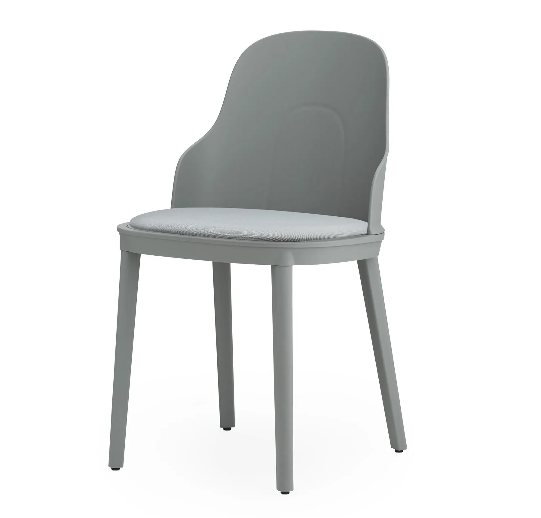 Upholstered Dining Chair - Grey, Canvas
