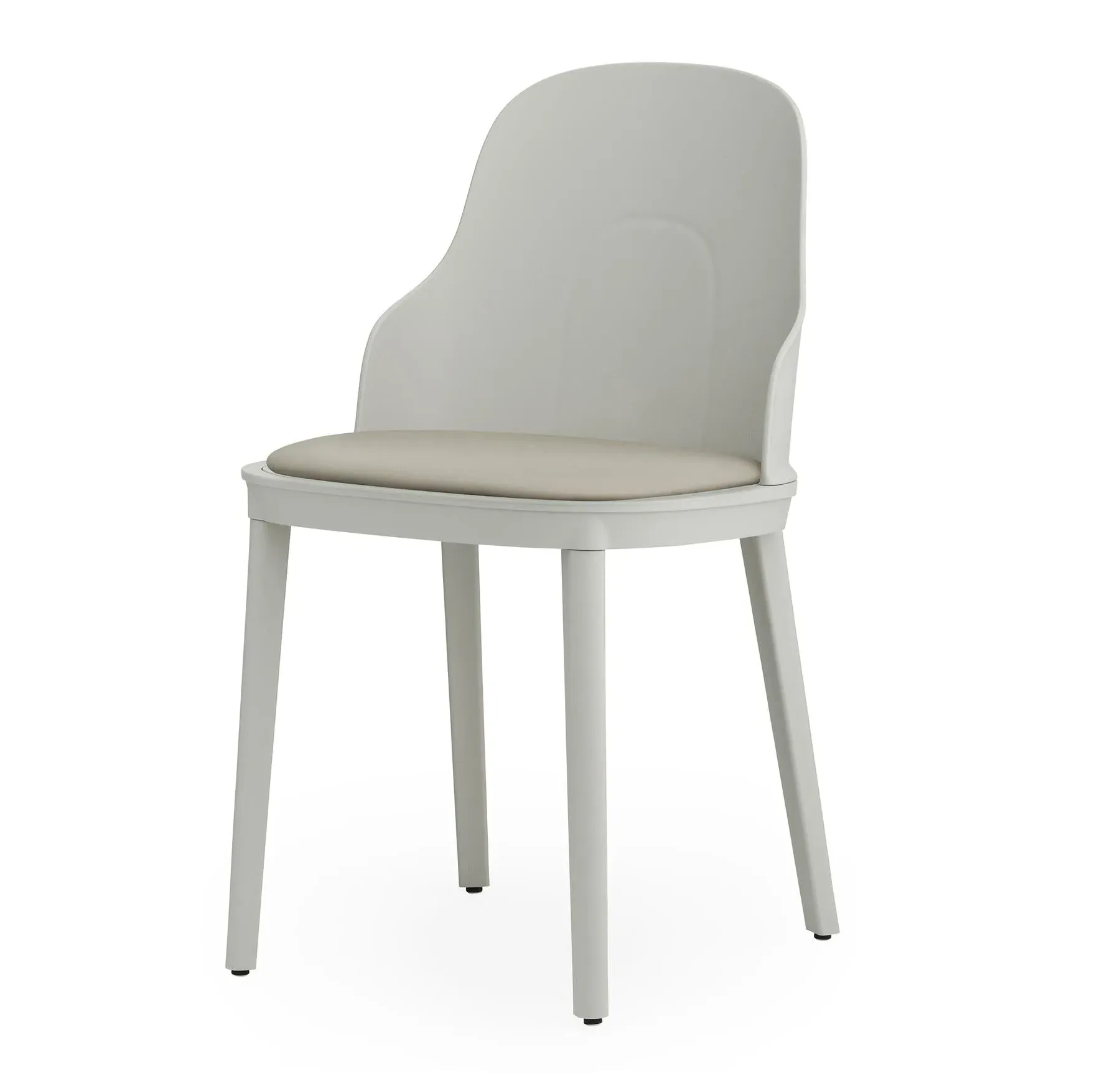 Upholstered Dining Chair - Warm Grey, Canvas