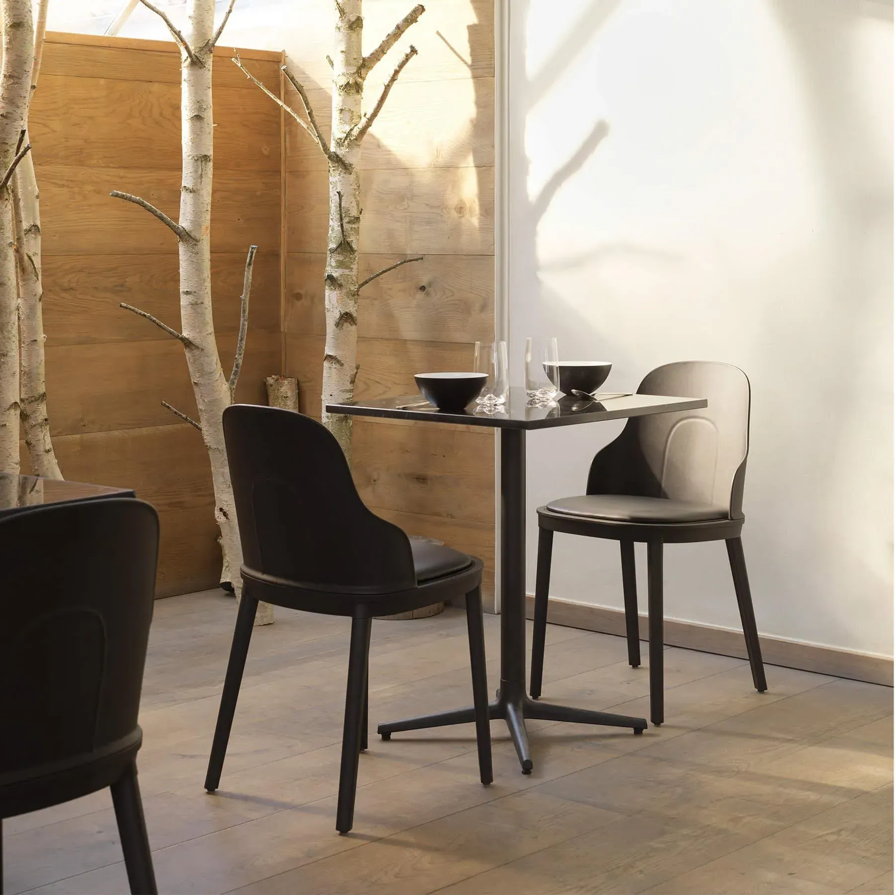 Upholstered Dining Chair - White, Canvas