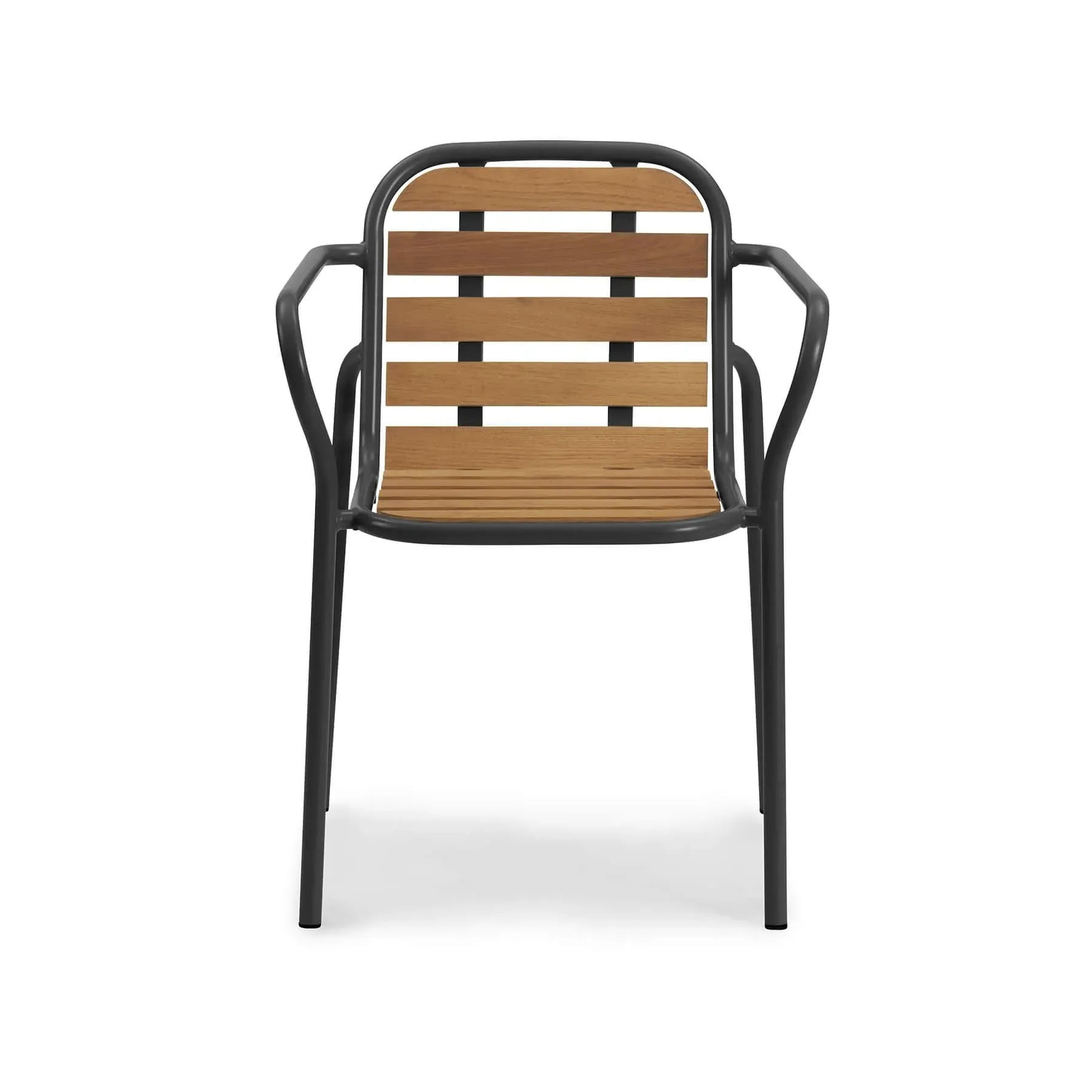 Vig Garden Wooden Armchair - Black
