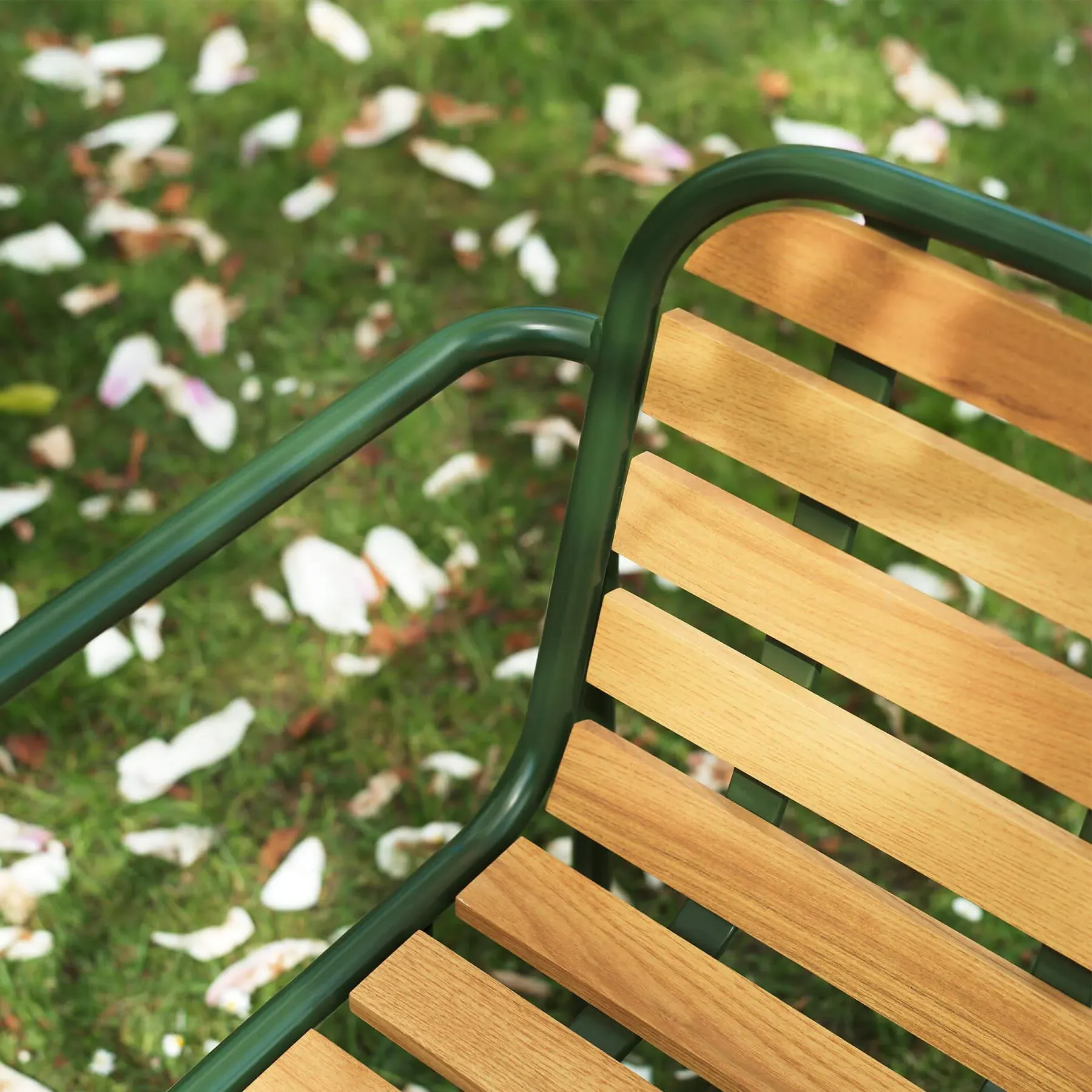 Vig Garden Wooden Armchair - Black