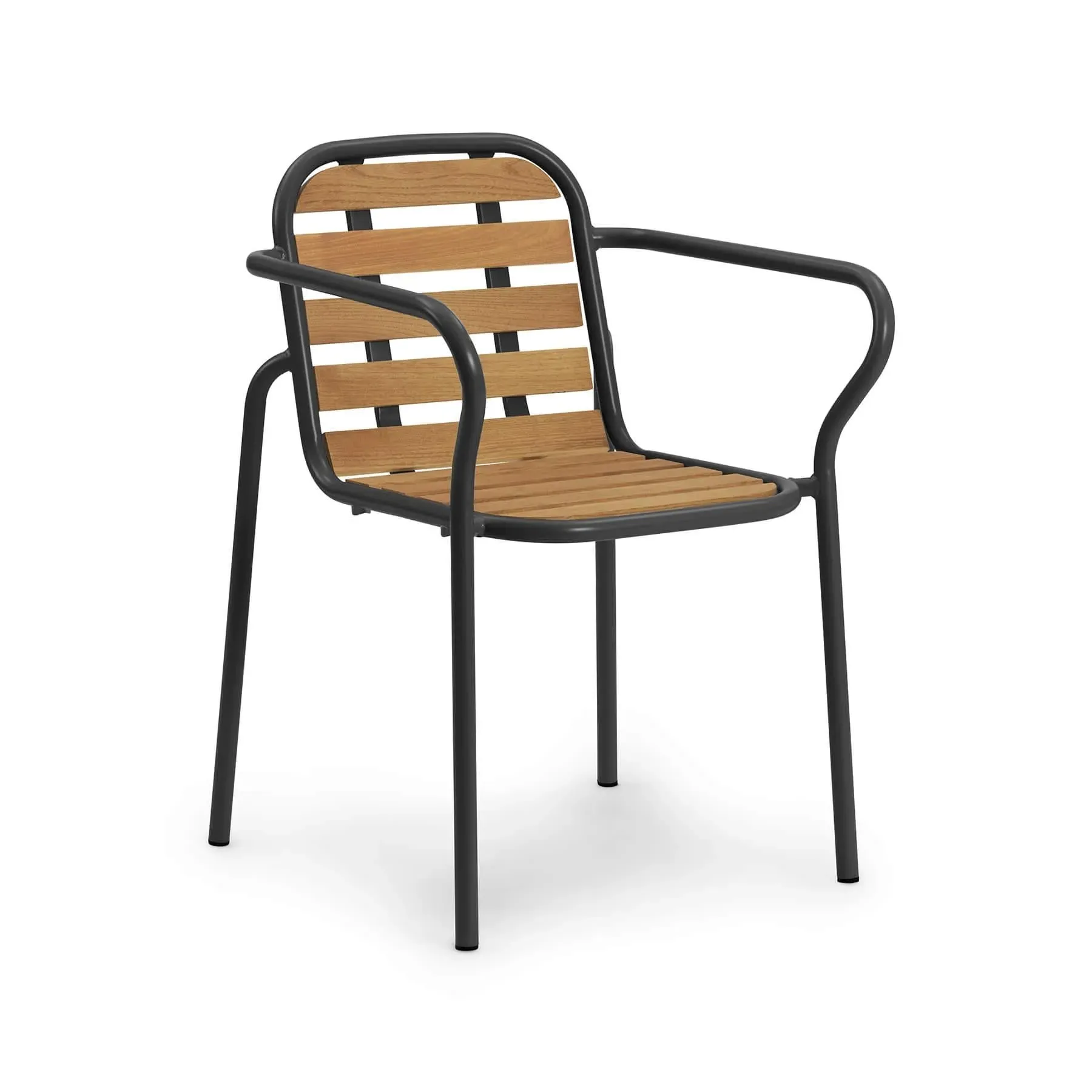 Vig Wooden Garden Armchair - Dark Green