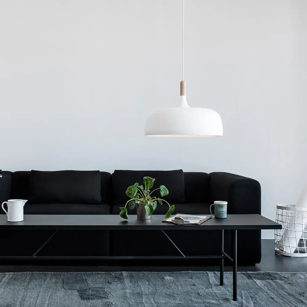 Acorn Pendant Light - Black, Aluminium