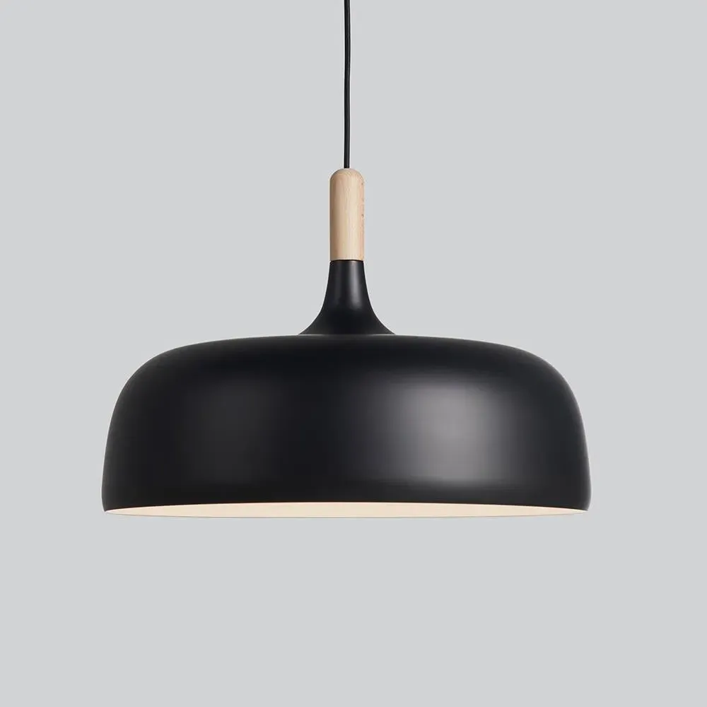 Acorn Pendant Light - Matt Grey, Aluminium
