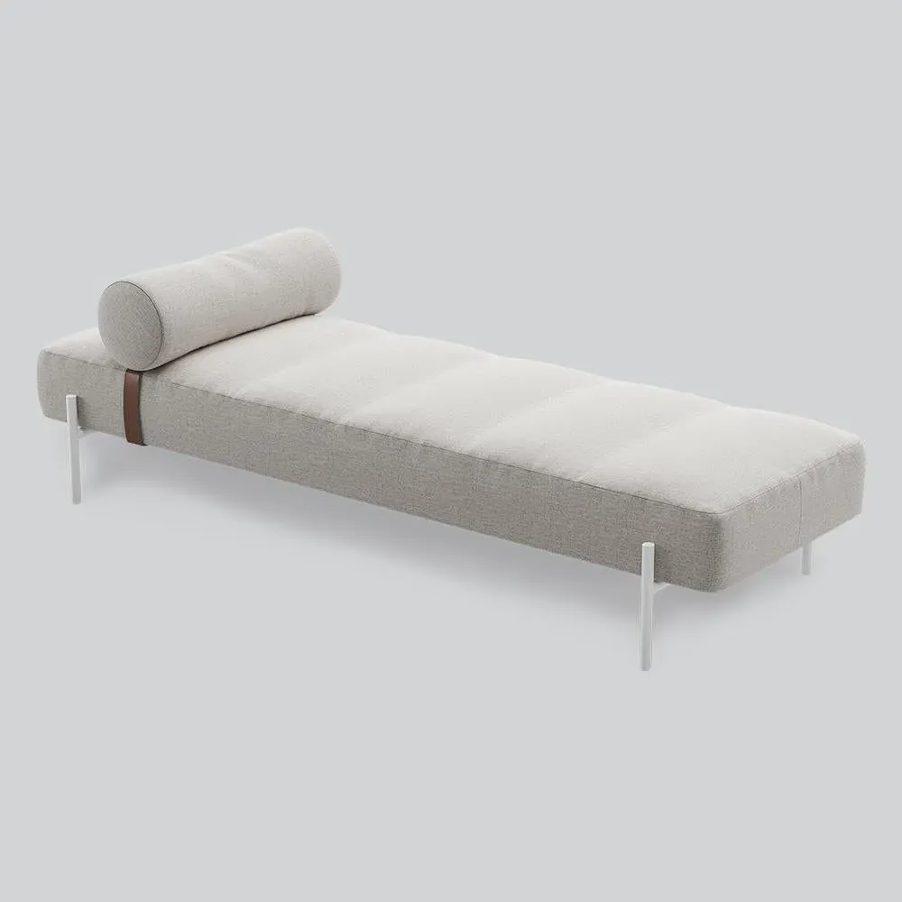 Adjustable Daybed with Storage - White, Steel