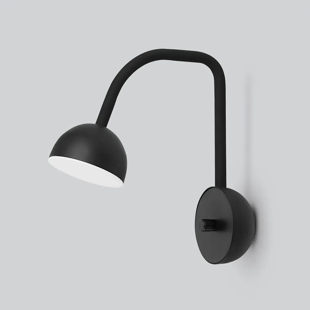 Adjustable Wall Light with Dimmer - White