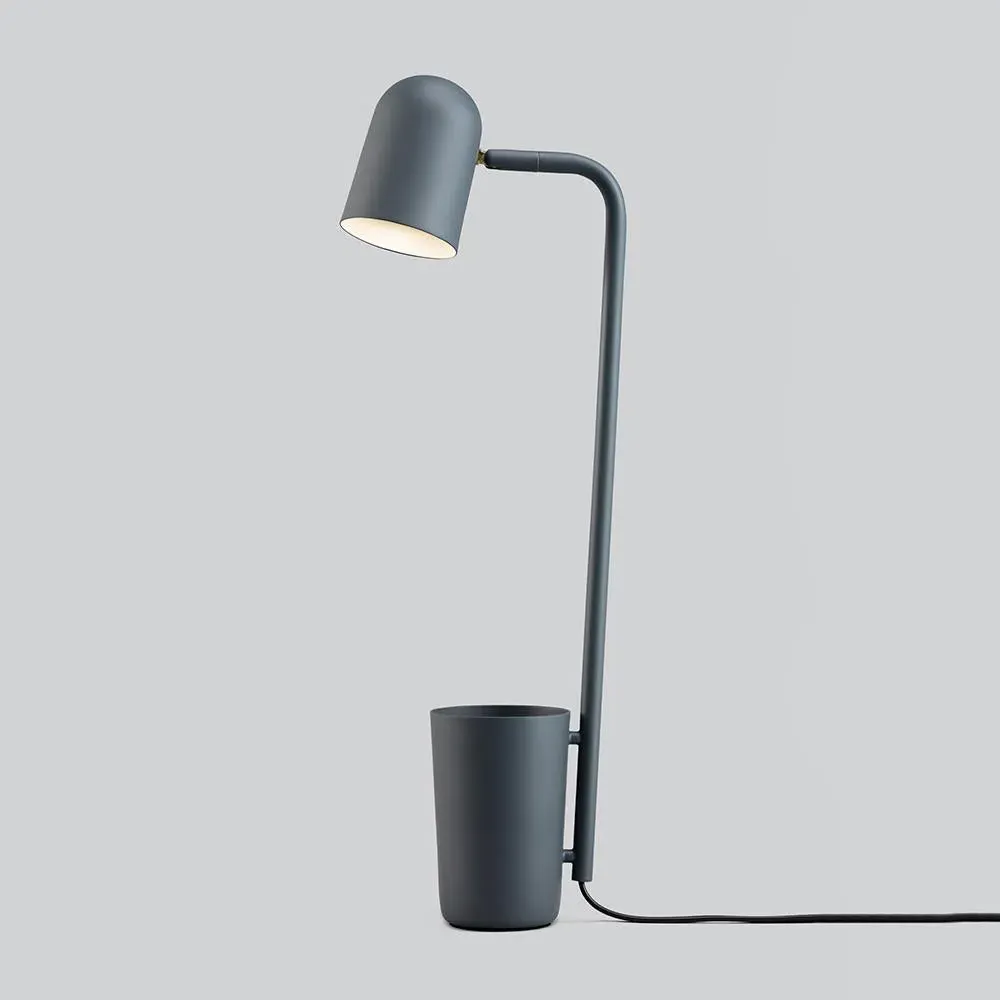 Buddy Desk Lamp with Storage - Dark Grey