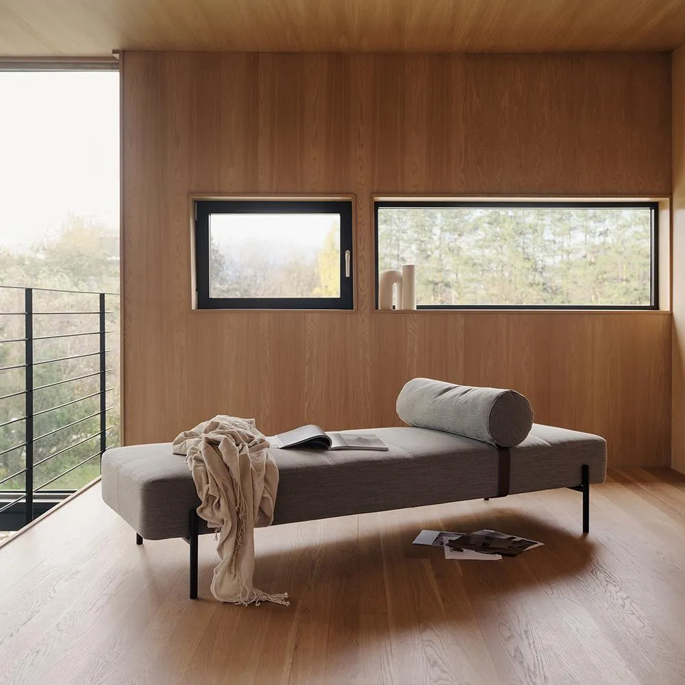 Daybe Daybed - Moss 04, Black Steel