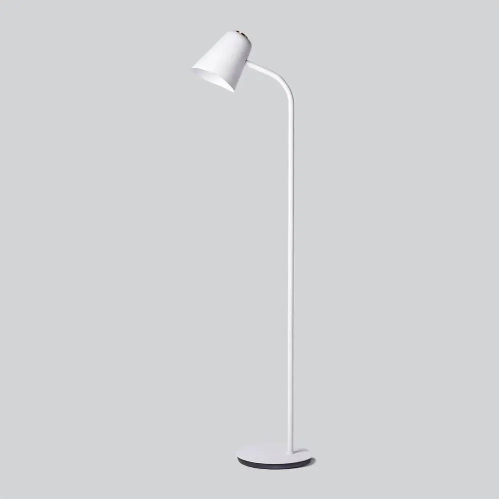 Dimmable LED Floor Lamp - White, Metal