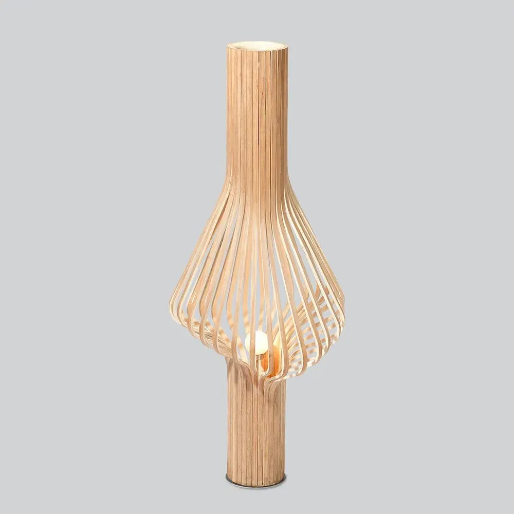 Diva Floor Lamp - Smoked Oak