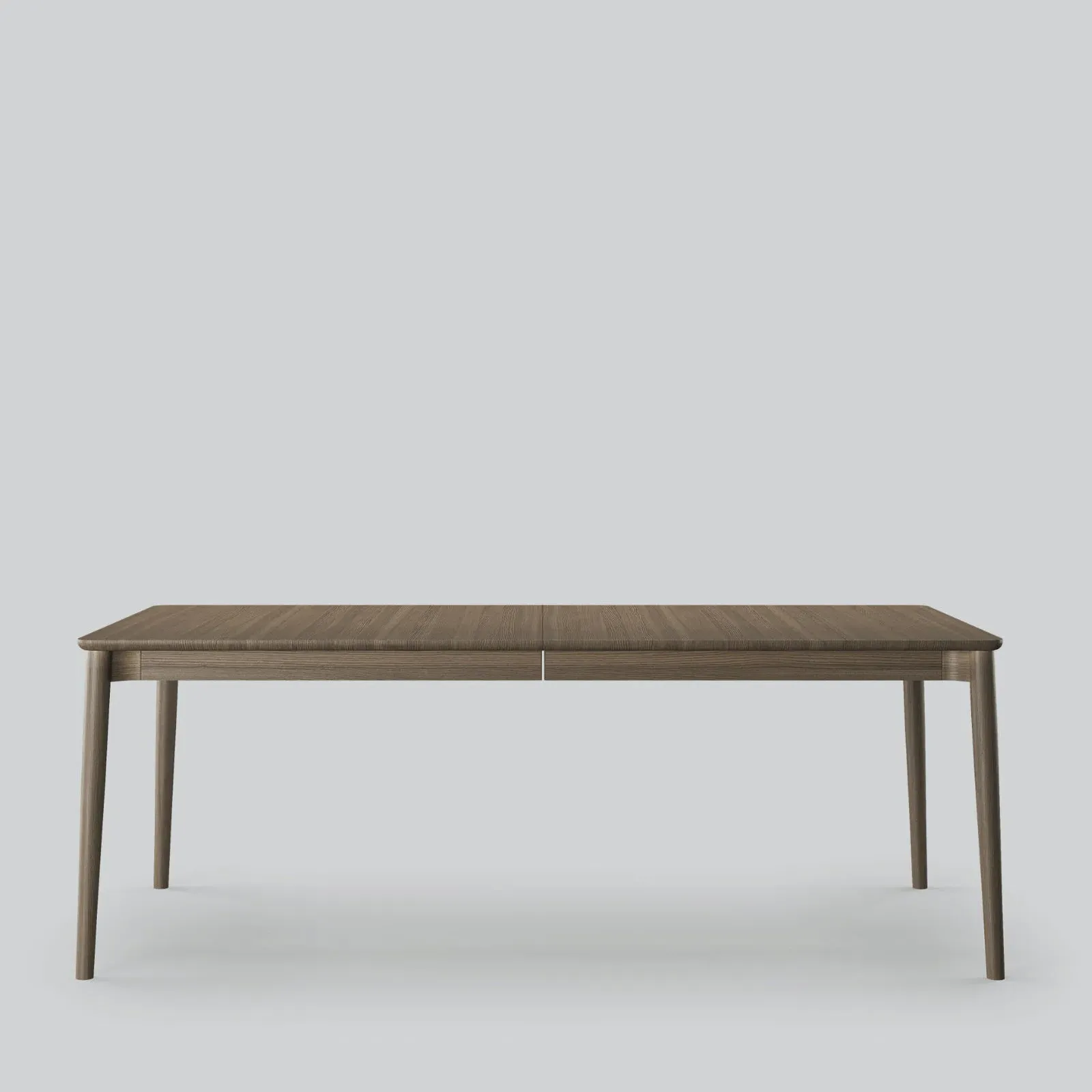 Extendable Dining Table - Smoked Oak, Solid Wood image