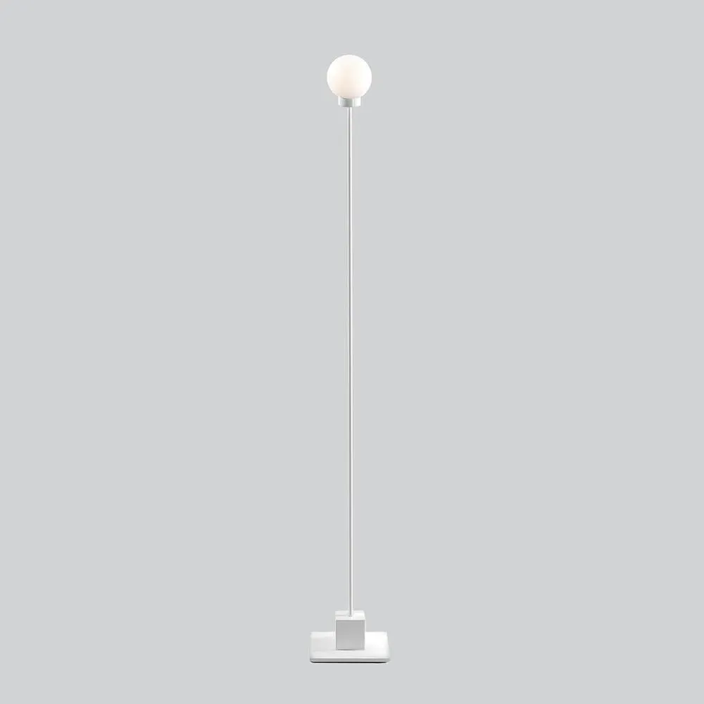 Floor Lamp with Dimmer - Black, Glass