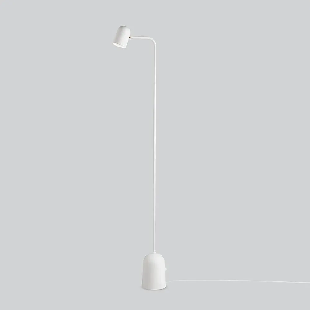 Floor Lamp with Dimmer Switch - White