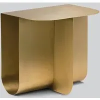 Mass Side Table with Storage - Brass