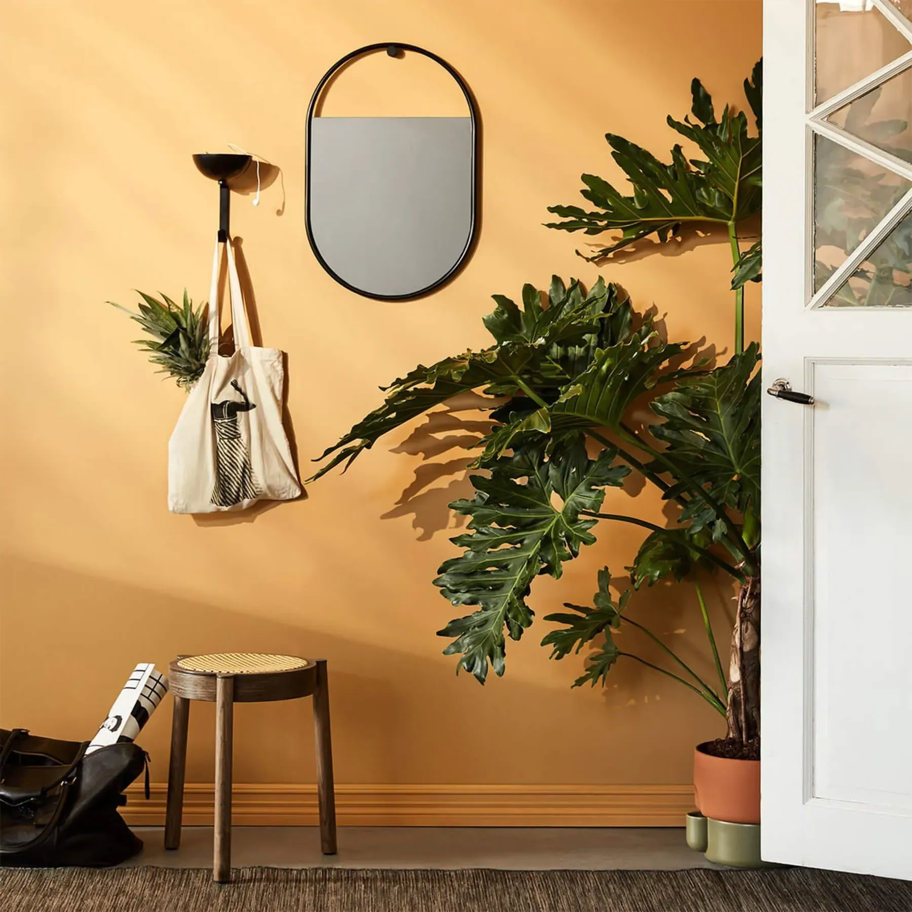 Nest Wall Hanger with Storage - Dark Green