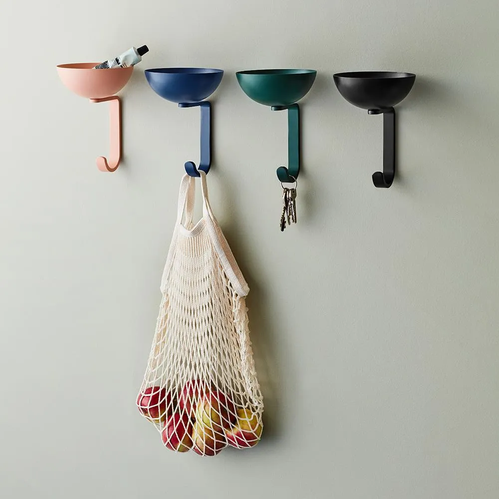 Nest Wall Hook with Storage - Dark Blue