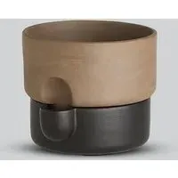 Oasis 13cm Self Watering Planter - Black, Terracotta