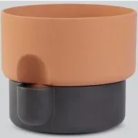 Oasis 19cm Self Watering Planter - Dark Brown, Terracotta