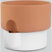 Oasis 24.5cm Self Watering Planter - White, Terracotta