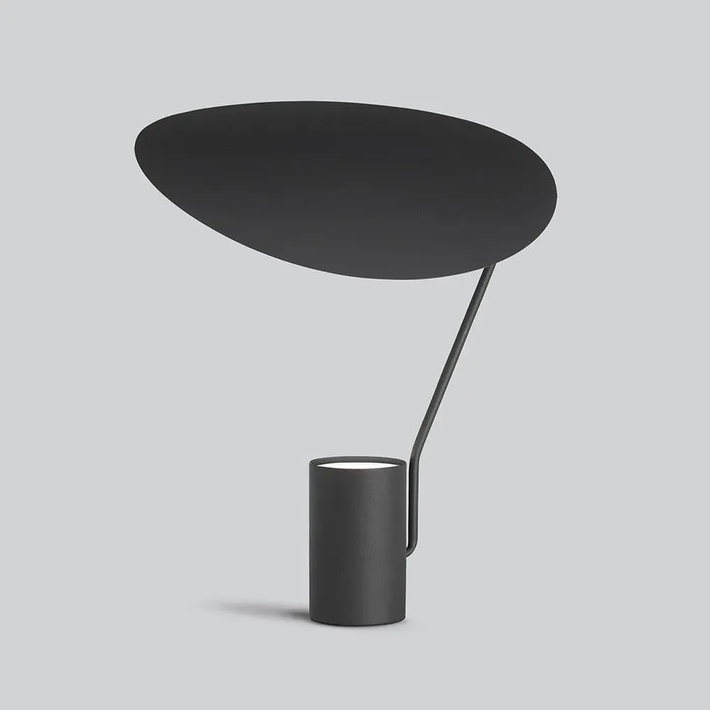 Ombre Table Lamp with Adjustable Shade - Black image