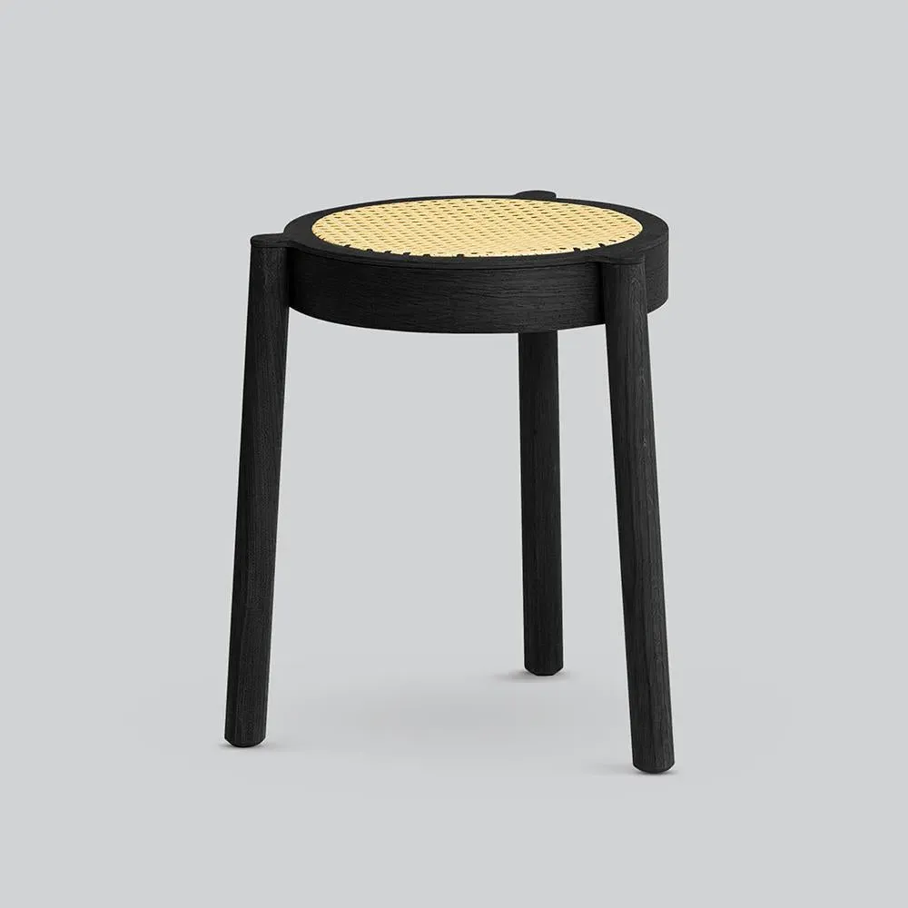 Pal Stool - Black, Cane Mesh image