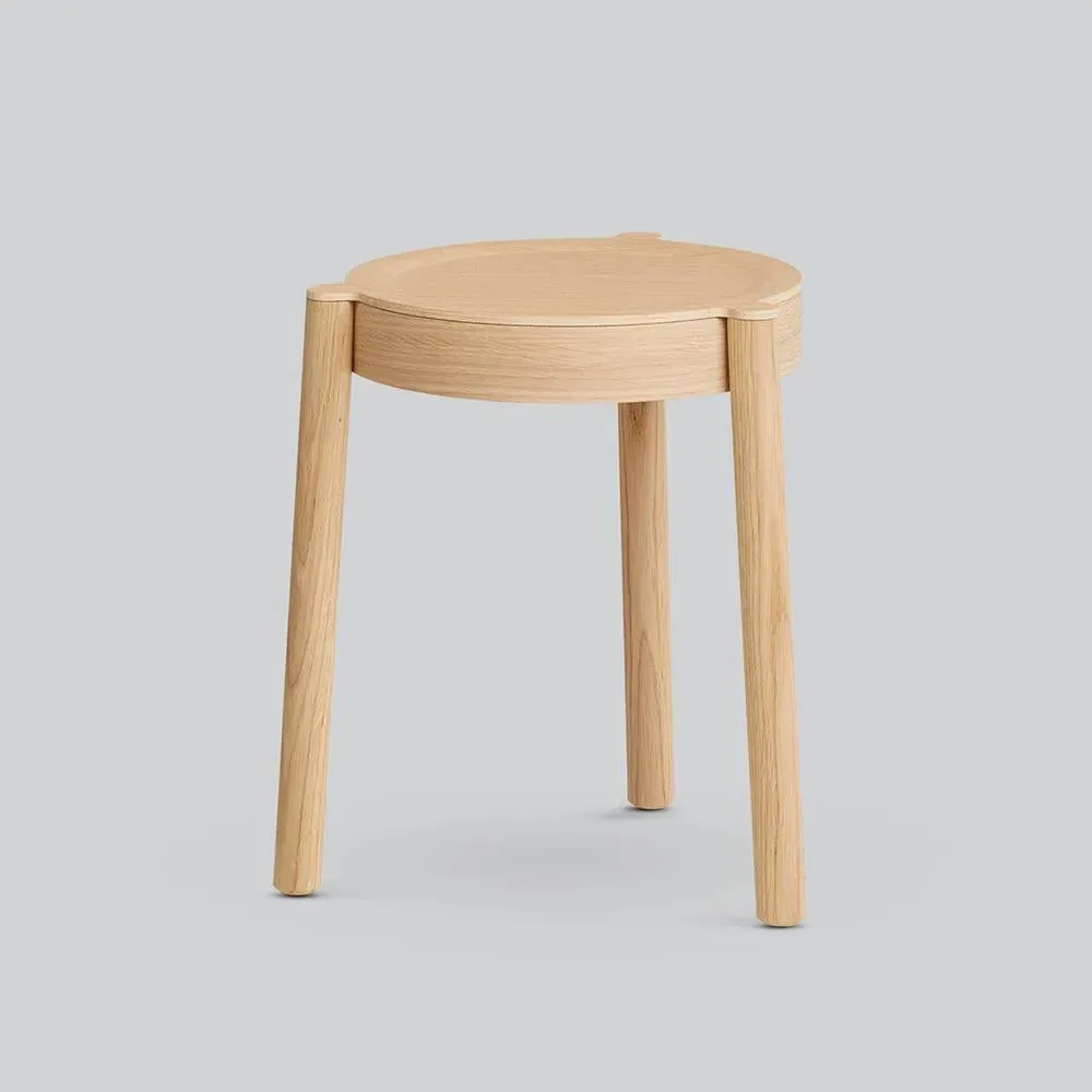Pal Stool - Light Oak, Cane Mesh
