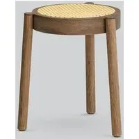 Pal Stool - Smoked Oak, Cane Mesh