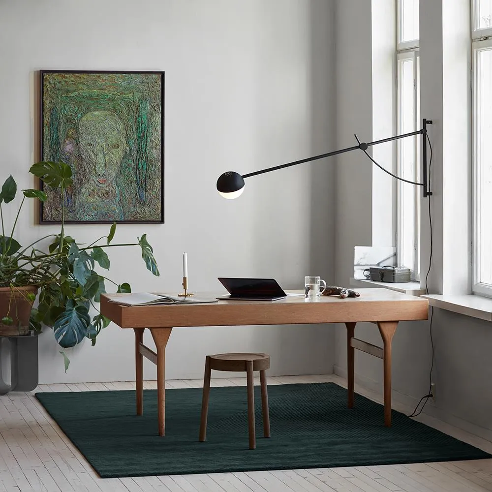 Pivoting Wall Light with Steel Arm