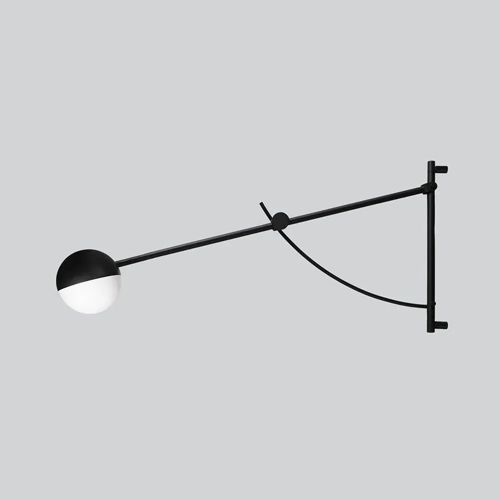Pivoting Wall Light with Steel Arm