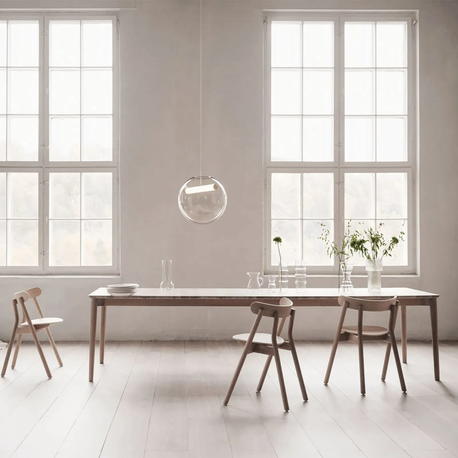 Rectangular Dining Table - Light Oak