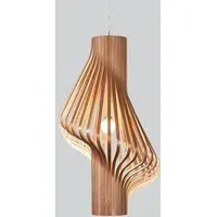 Sculptural Pendant Light - Oak, Plywood